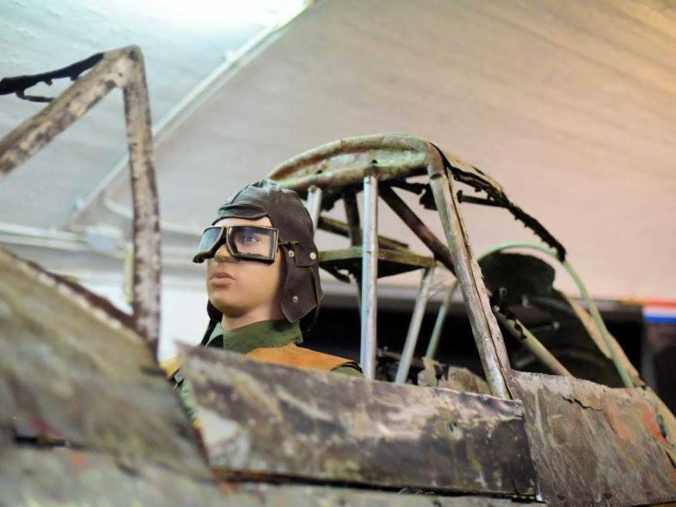 Cockpit of World War 2 plane