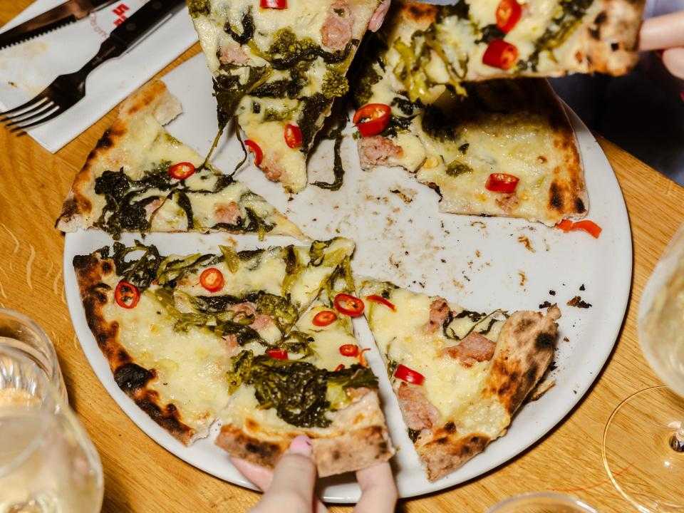 pizza eten