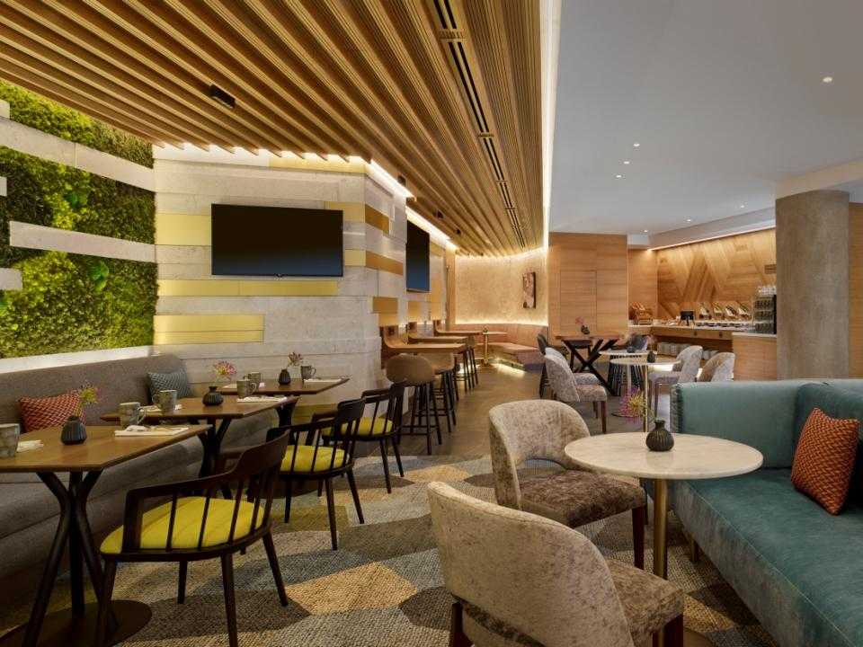 Interieur restaurant en lobby Sheraton Hotel