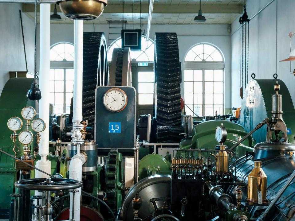 Steam engine in steam pumping station Halfweg