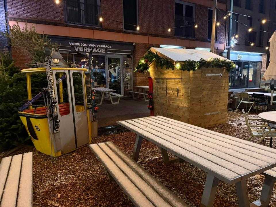 Verhage in kerstsfeer