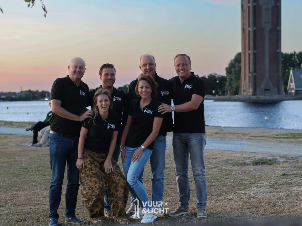 Groepsfoto Team Vuur & Licht