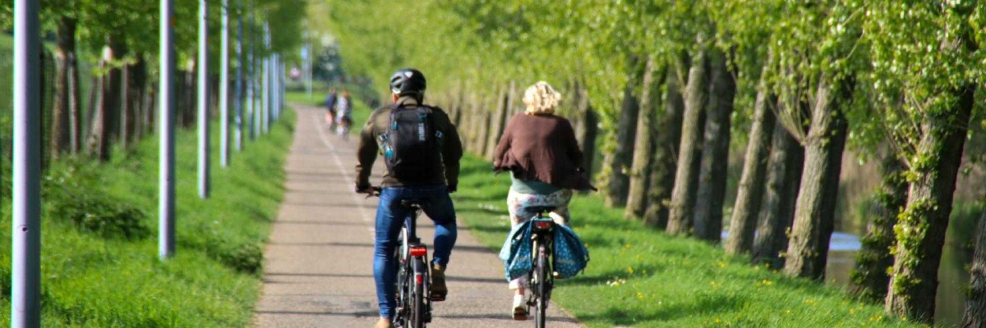 Cycling straight through the municipality of Haarlemmermeer.