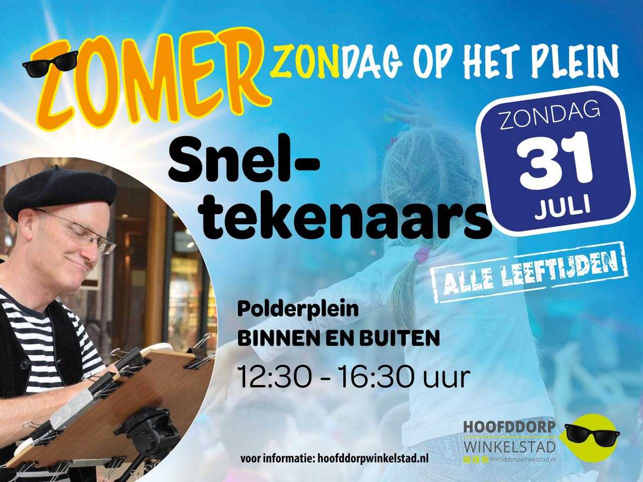 Tekenaar met tekst.