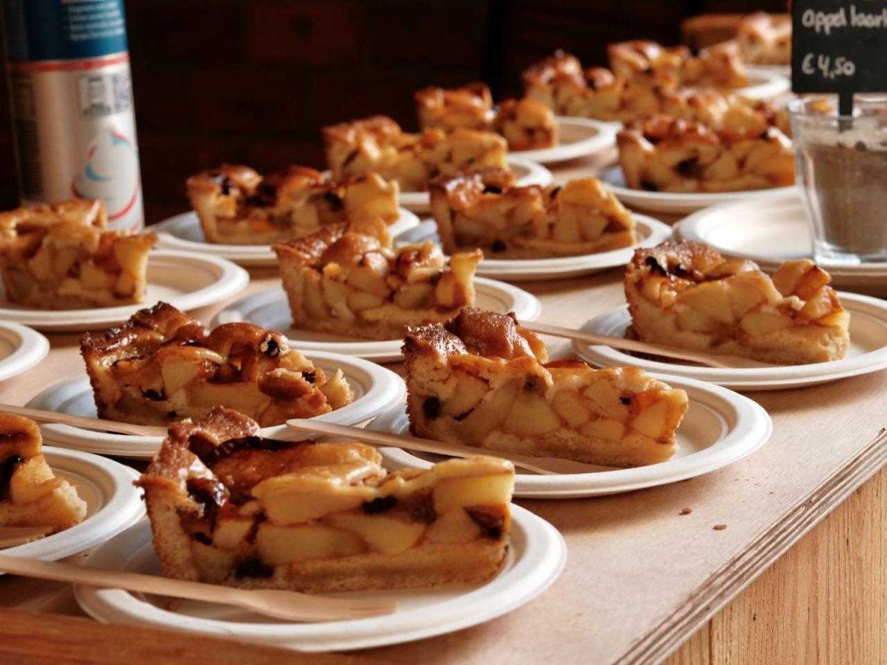 Appeltaart bij De Fruitloods