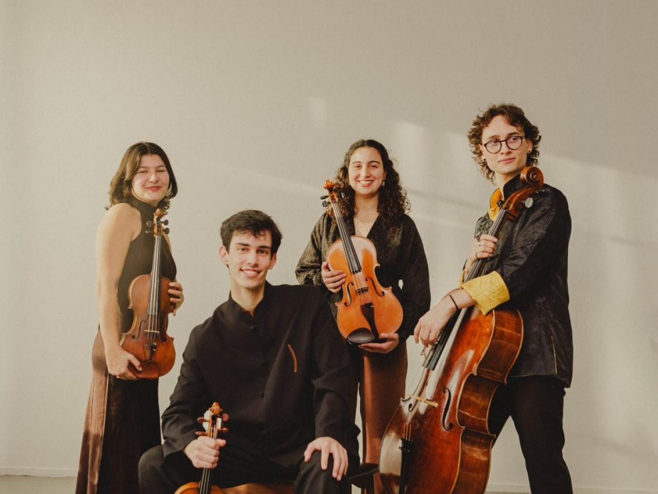 Groepsfoto Otilka String Quartet 