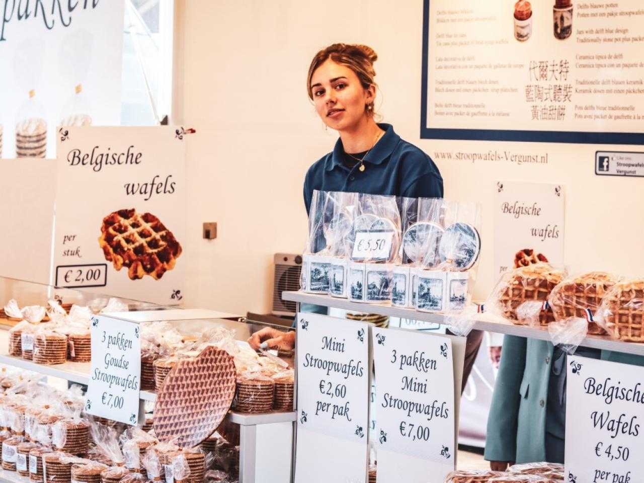 Stroopwafel sale on the market