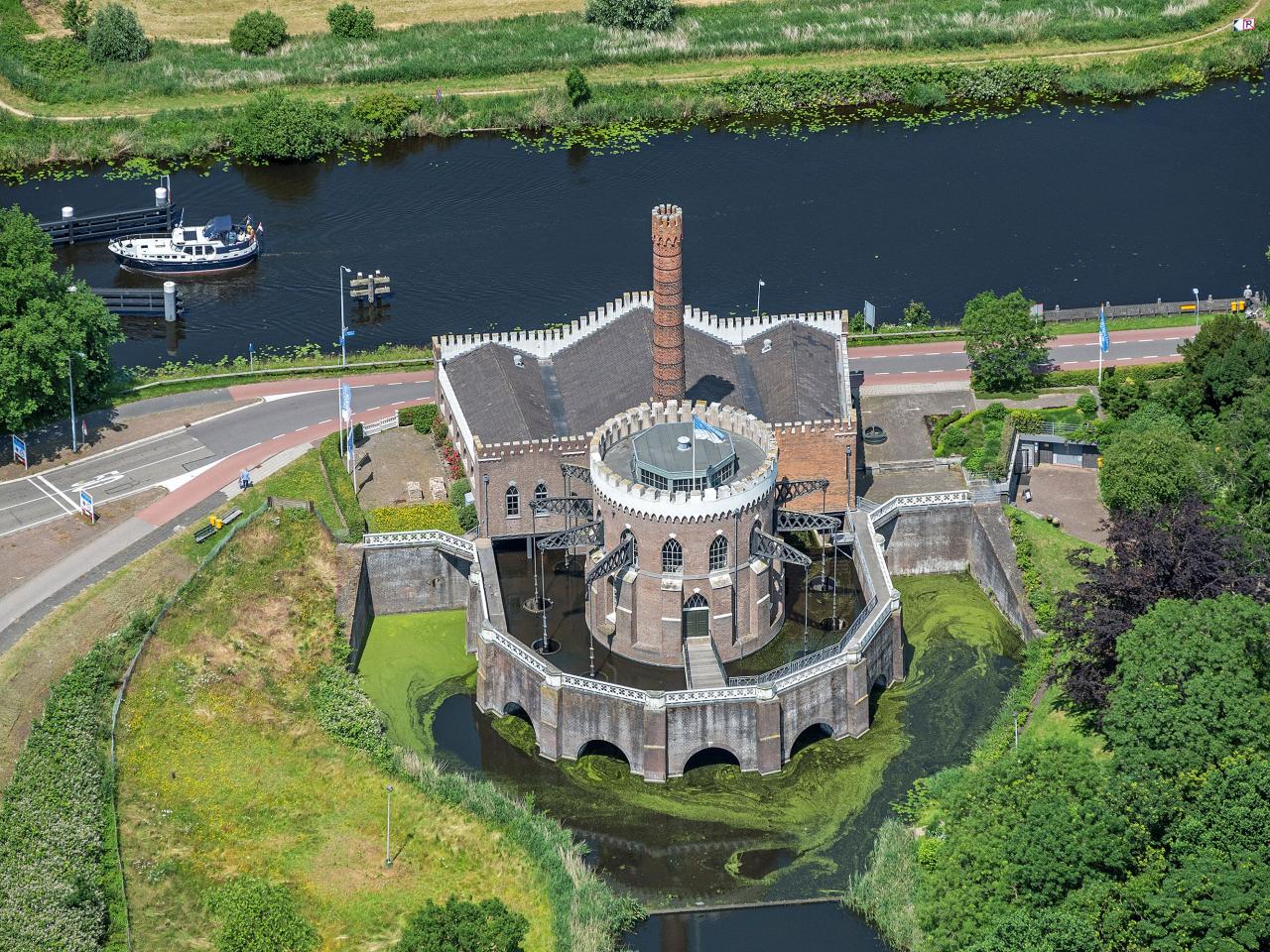 luchtfoto Cruquius Museum