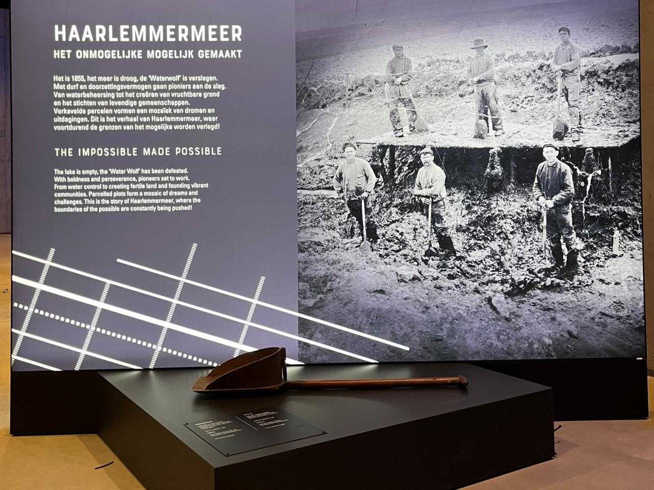 Sneak Preview van de zaal in het Cruquius Museum