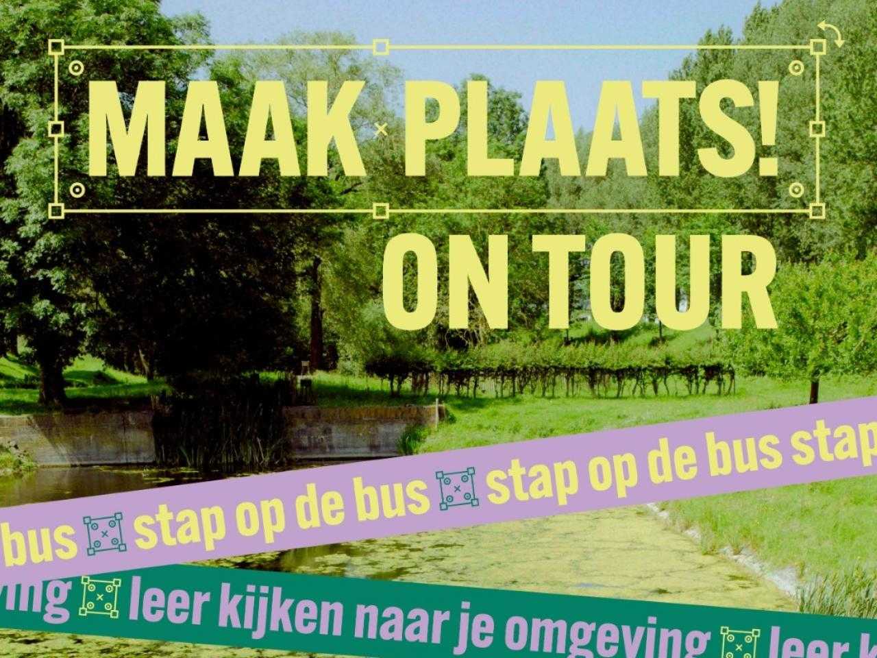 Flyer MAAKPLAATS on tour