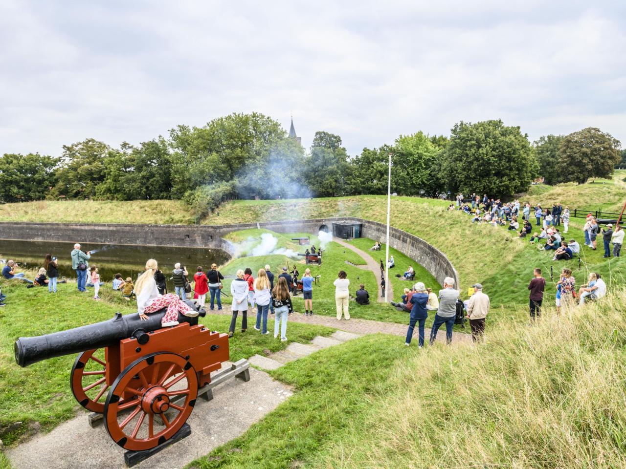 Schuttersdag bij Naarden Vesting Museum