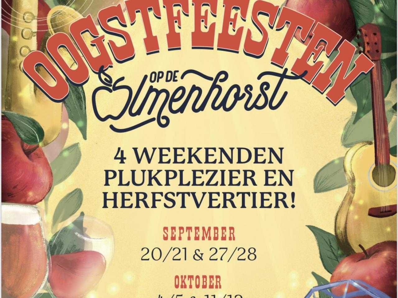 Flyer oogstfeesten Olmenhorst