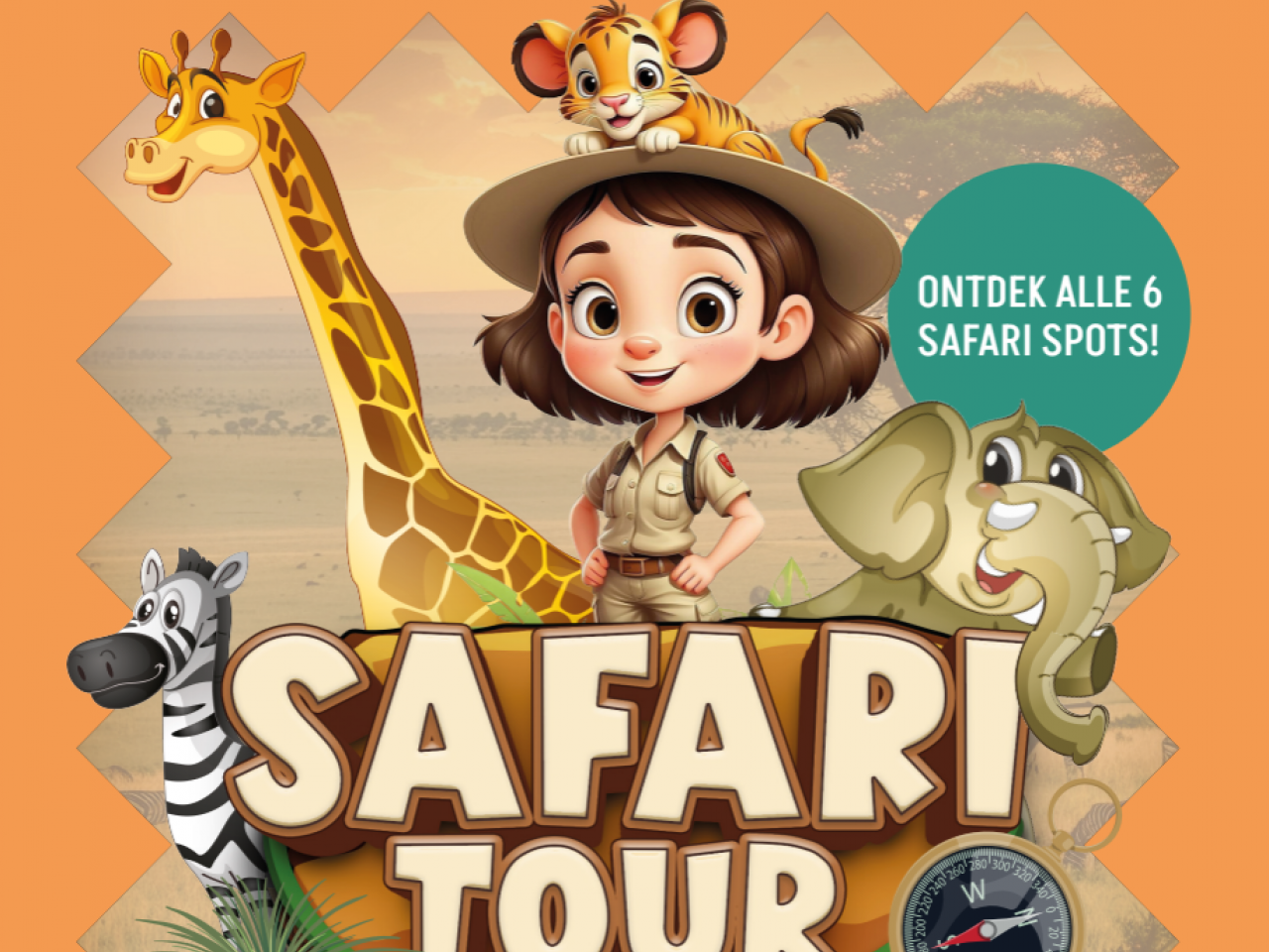 Flyer Safari tour Vier Meren