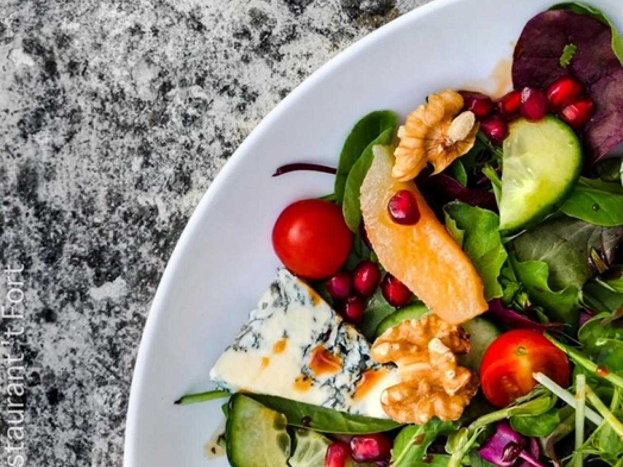 Salade Blauwe kaas