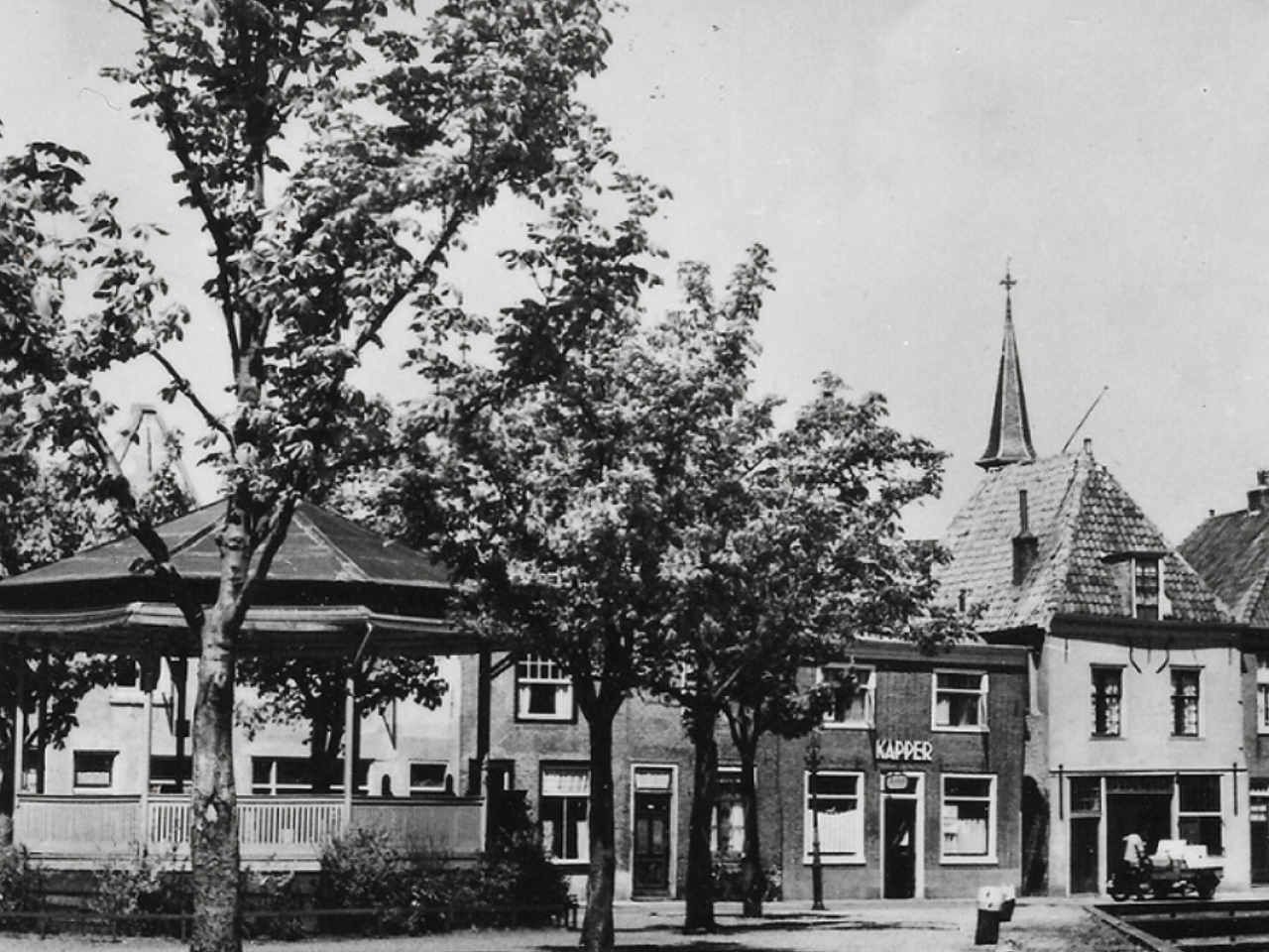 Zwart-wit foto Spaarndam