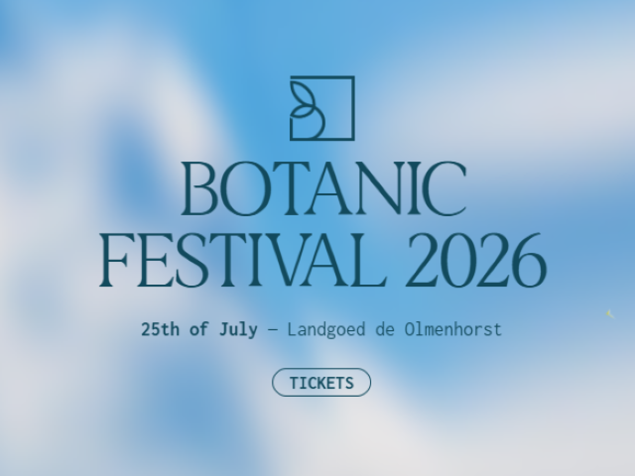 Poster voor botanic festival