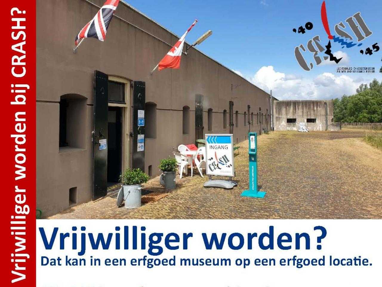 Flyer met informatie over vrijwilliger worden