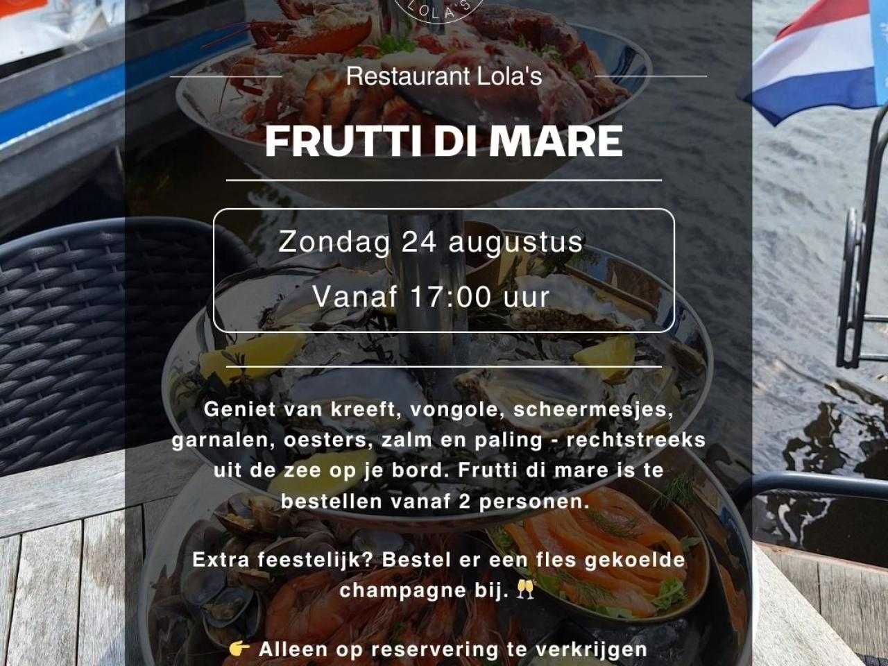 Flyer Frutti di Mare diner