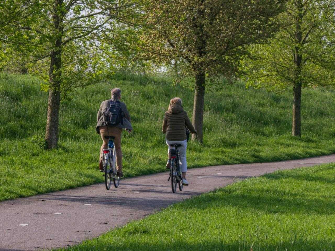 Fietsers Geniedijk