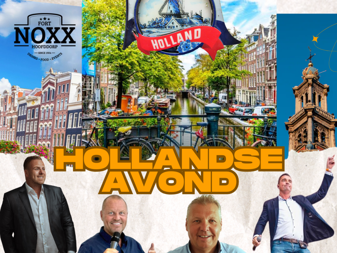 Flyer Hollandse avond Live