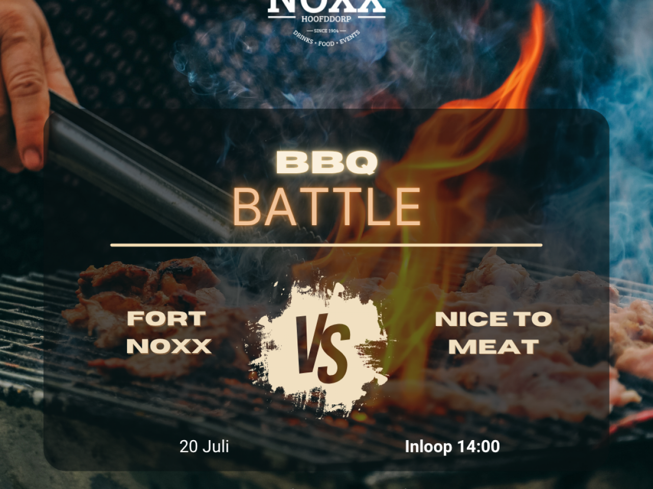 Flyer voor BBQ Battle