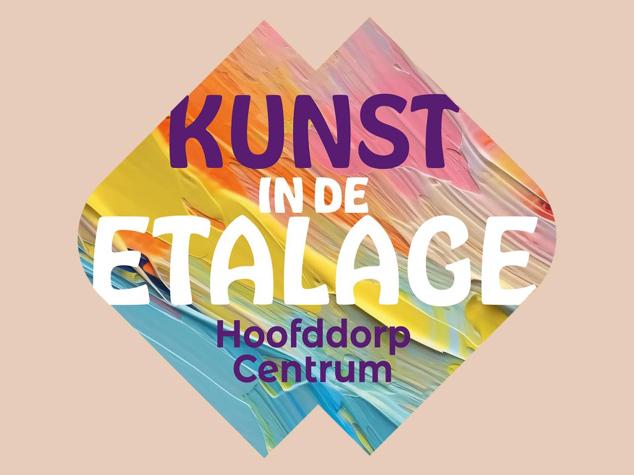 logo kunst in de etalage