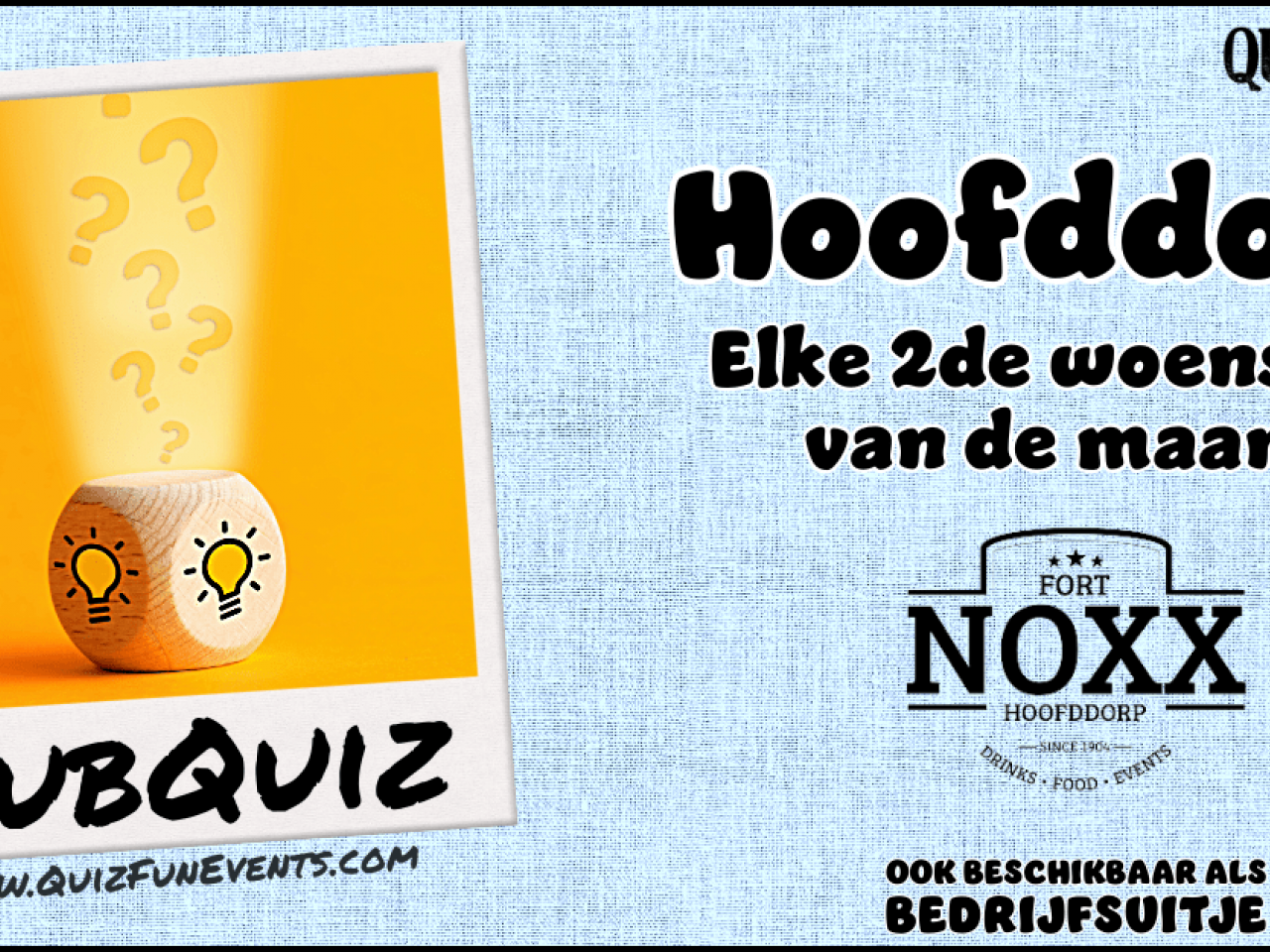 Flyer van Fort NOXX