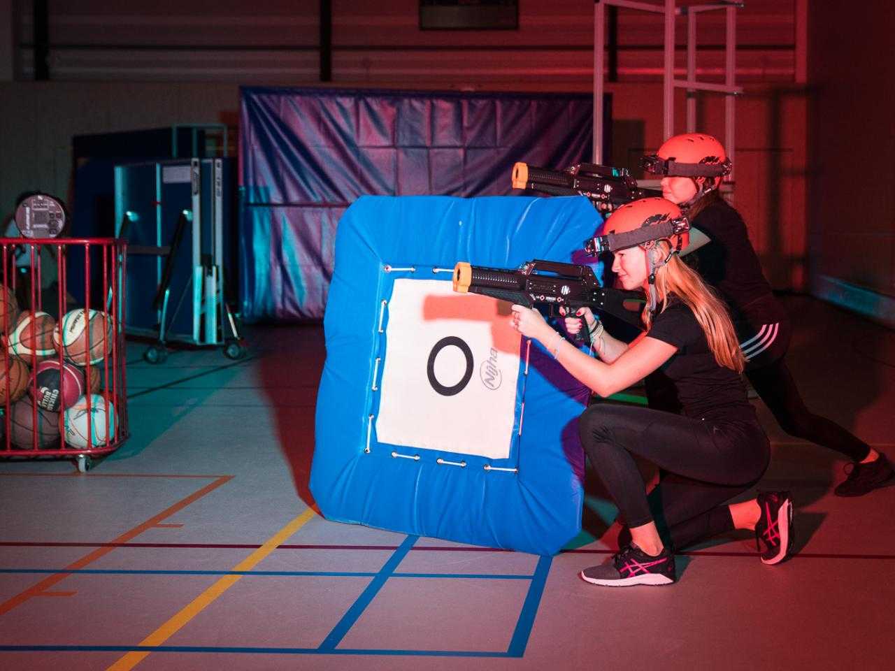 Lasergamende kinderen