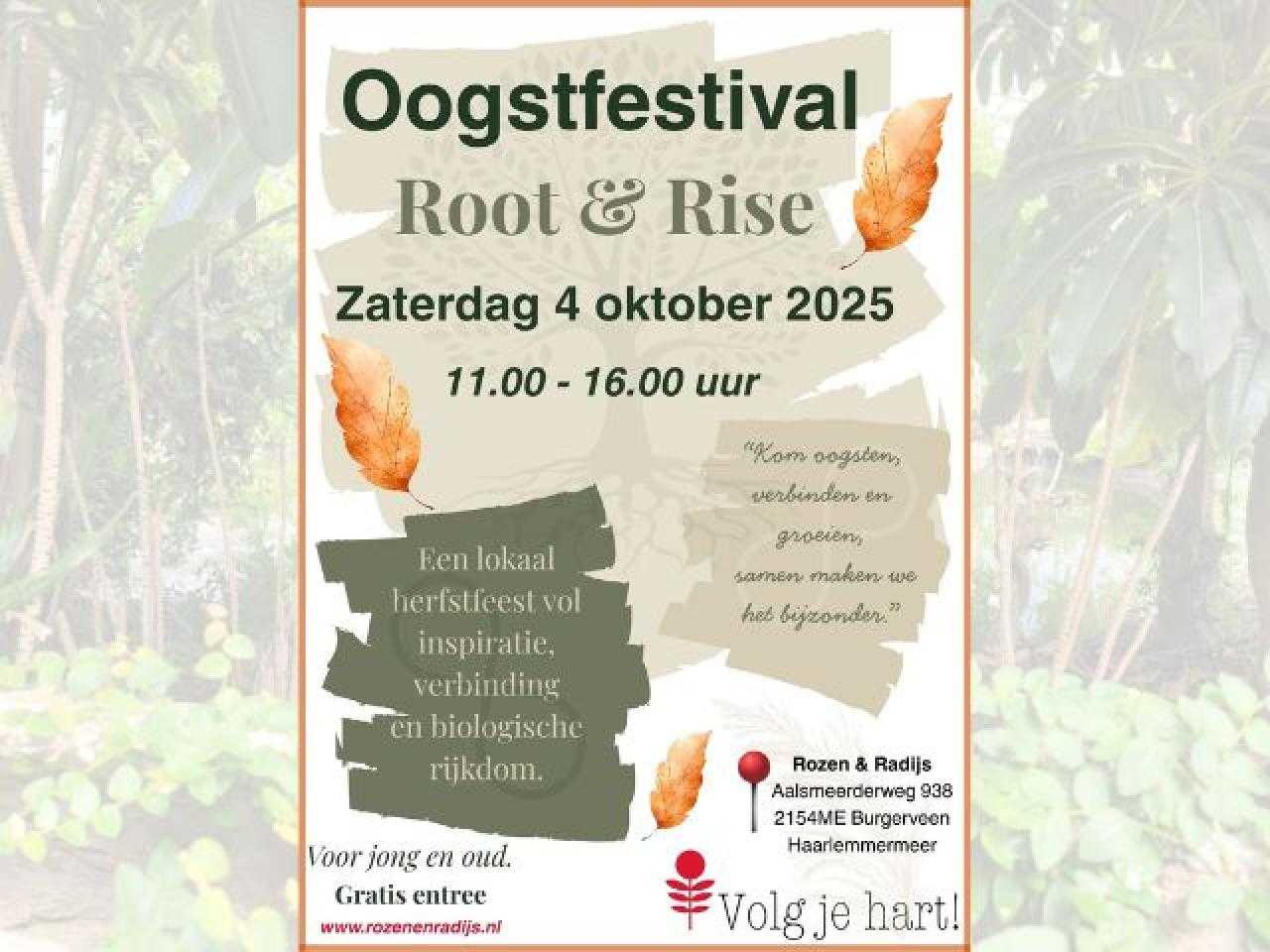 Flyer foor het Oogstfestival