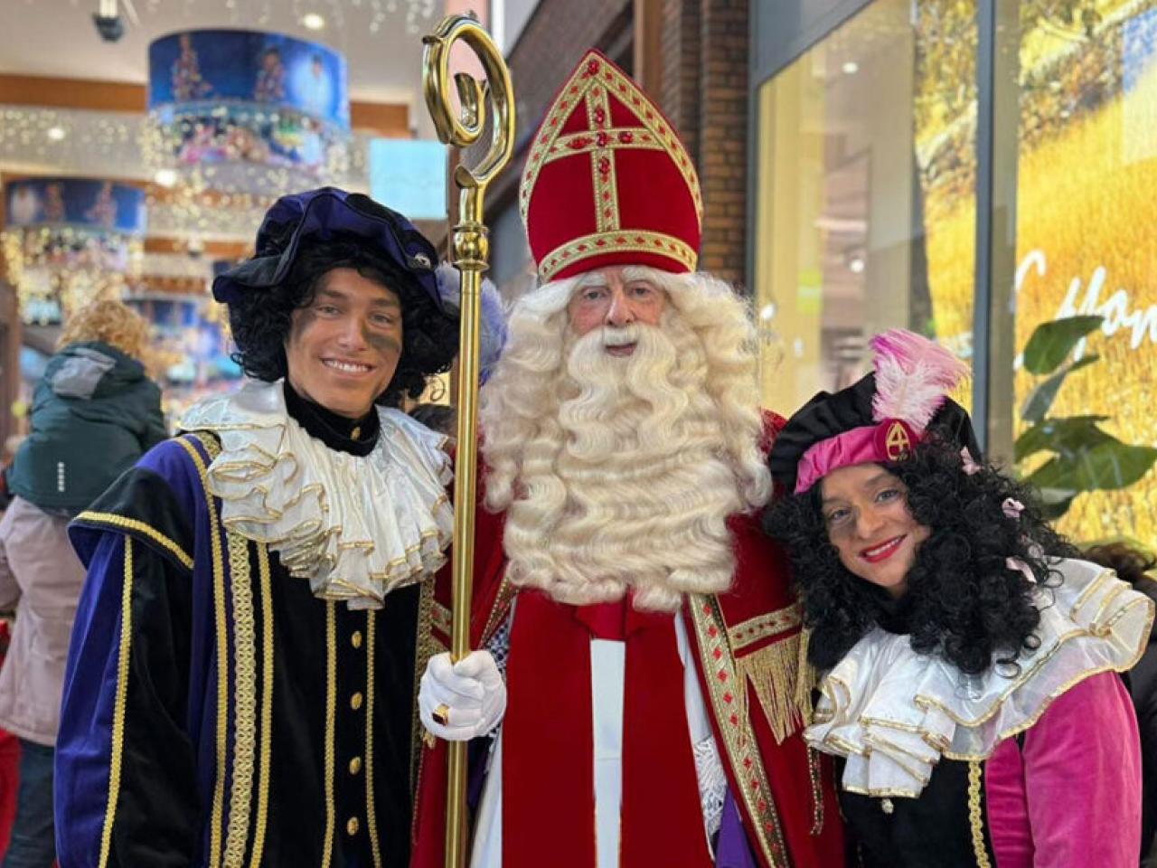 Sint en 2 pieten in Hoofddorp Centrum