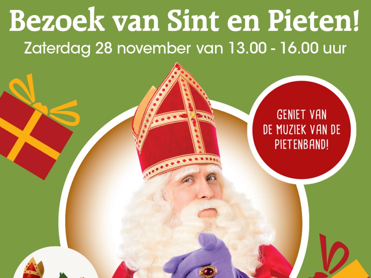 Poster met Sinterklaas erop