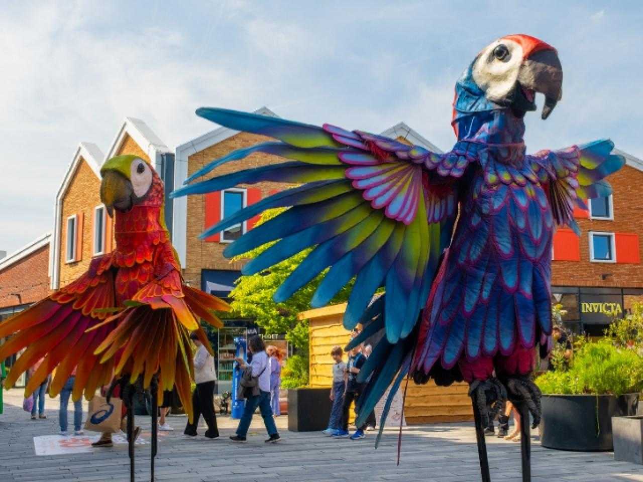 optocht bij amsterdam style outlets